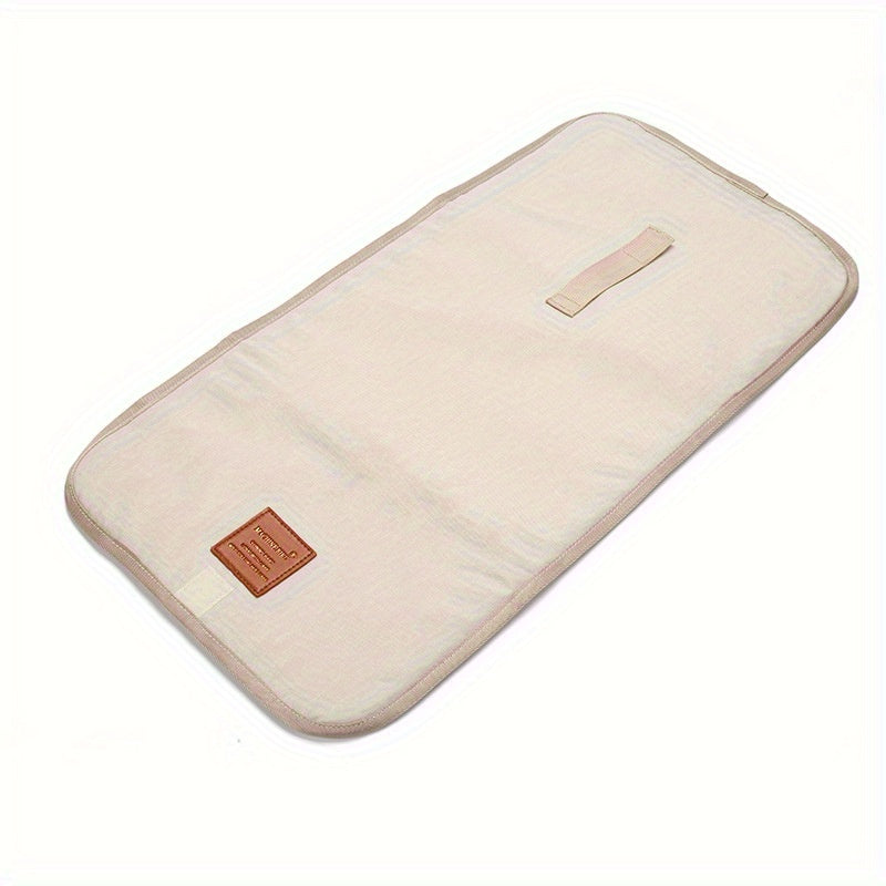 Baby Changing Station Waterproof Portable Diaper Pad with Storage Pockets for 0-3 Years
