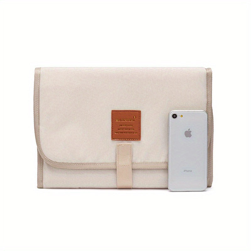 Baby Changing Station Waterproof Portable Diaper Pad with Storage Pockets for 0-3 Years