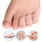 Unisex Silicone Toe Protectors 5 Pairs Breathable Flexible Gel Foot Care