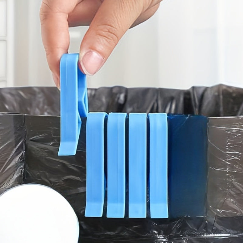 5 ta plastik axlat sumkasi ushlagich kliplari to'plami - sozlanadigan, sirpanmaydigan axlat sumkasi qisqichlari, uy, ofis, oshxona, hammom, talabalar xonasi uchun ko'p maqsadli tashkilotchilar - quvvat talab qilinmaydi