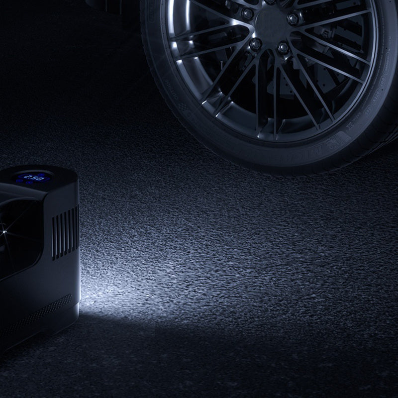 Bomba de compresor de aire con cable con inflador de neumáticos digital y luces LED 36V