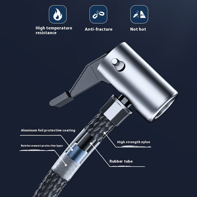 Bomba de compresor de aire con cable con inflador de neumáticos digital y luces LED 36V