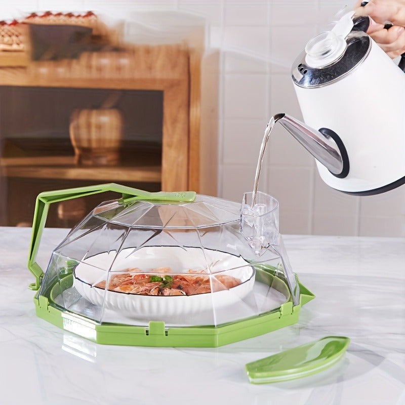 Microwave oven cover oil-proof splash-proof food vegetable preservation