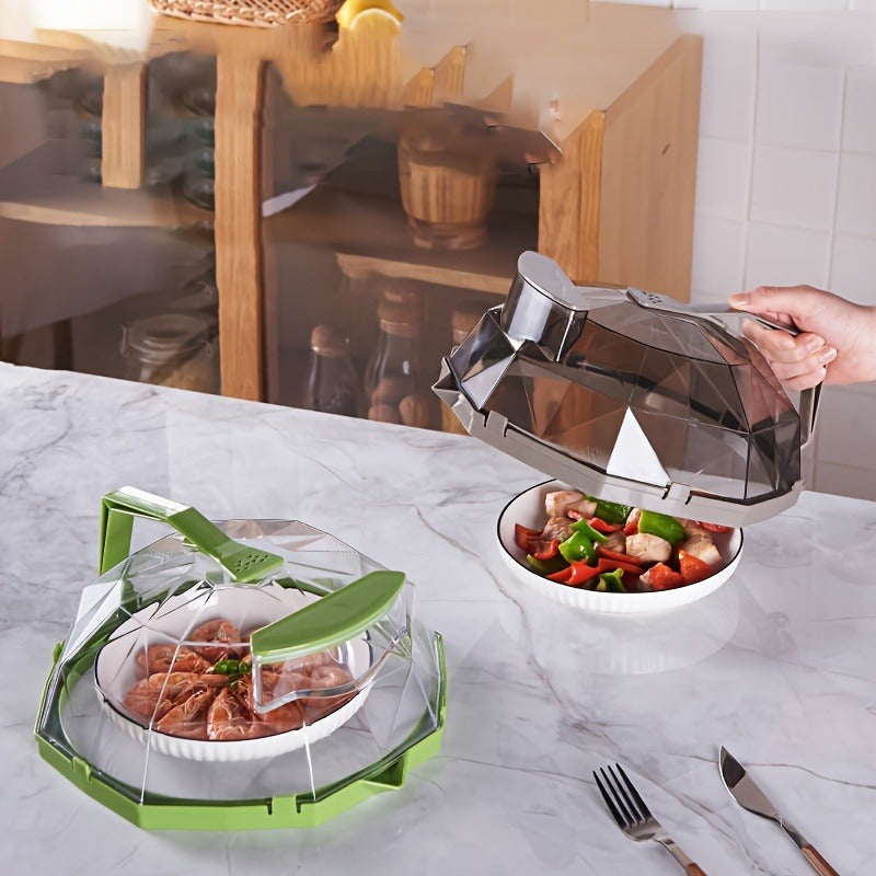 Microwave oven cover oil-proof splash-proof food vegetable preservation