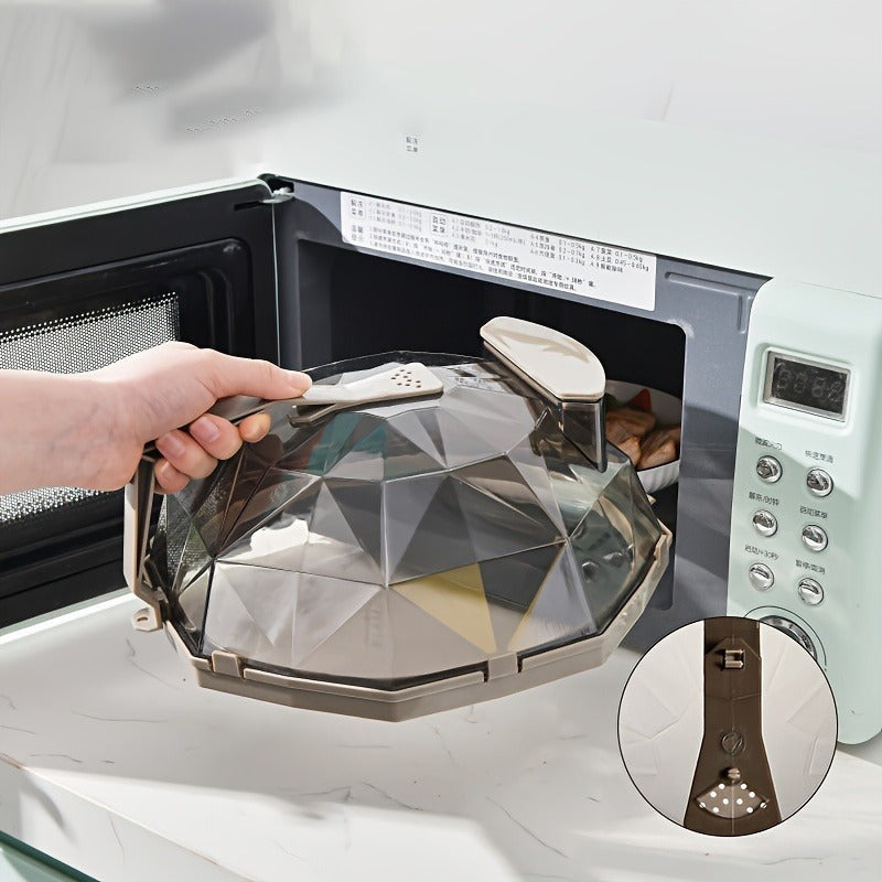 Microwave oven cover oil-proof splash-proof food vegetable preservation