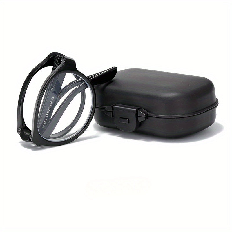 Erkaklar va ayollar uchun zamonaviy egiluvchan o'qish ko'zoynaklari, yuqori sifatli dizayn va portativ o'lcham bilan, presbiopiya uchun mukammal.