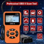 OBD2 Diagnostic Scanner Tool Car Engine Fault Code Reader Battery Tester