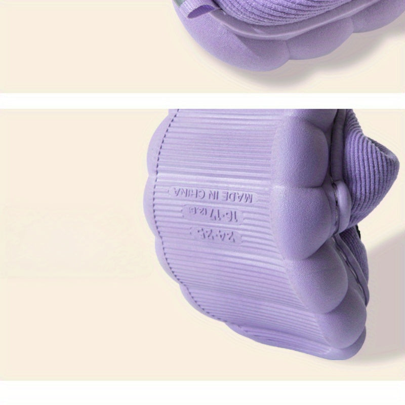 Children's Indoor Slippers Boys Velvet Cartoon Furry Slip-On Warm Winter Shoes