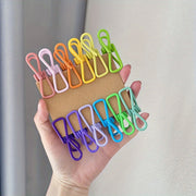 Juego de 10 pinzas de alambre duraderas para sellar snacks, sujetar tickets, organizar archivos, asegurar ropa