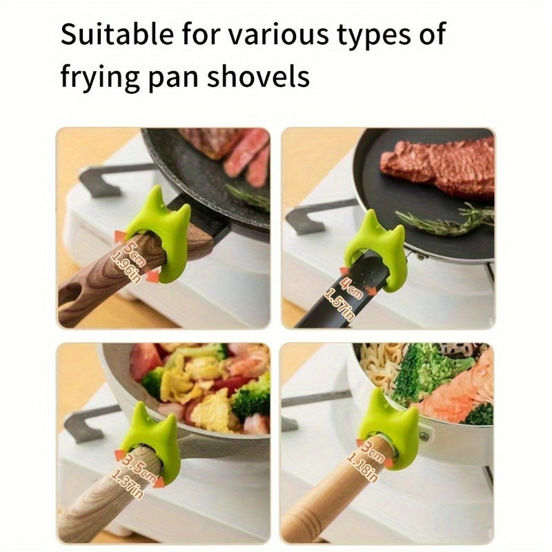 Многофункциональный набор силиконовых кухонных принадлежностей - включает в себя ложку для супа с защитой от проливания, держатель для крышек кастрюль и подставку для лопаток - идеально подходит для домашнего и ресторанного использования.