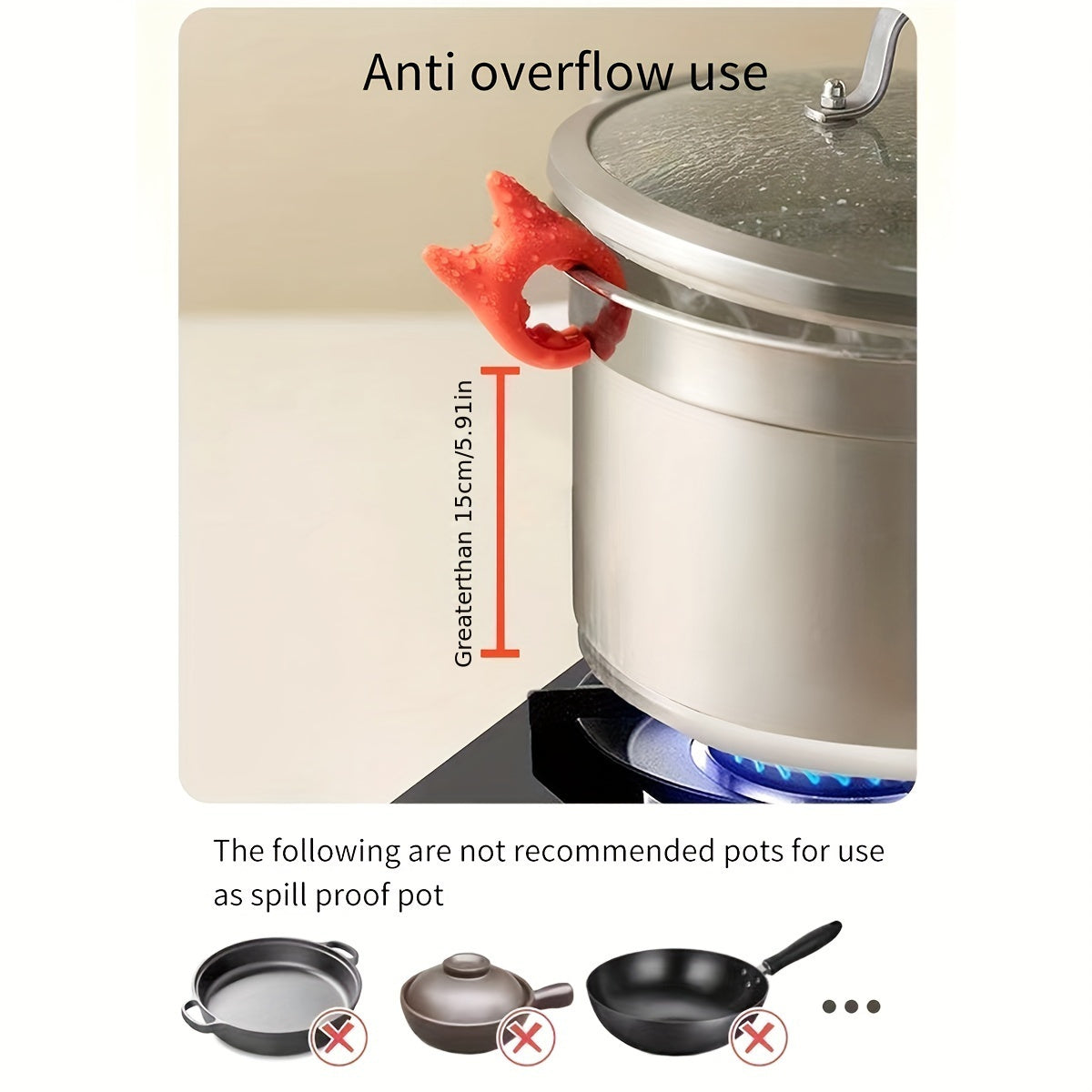 Многофункциональный набор силиконовых кухонных принадлежностей - включает в себя ложку для супа с защитой от проливания, держатель для крышек кастрюль и подставку для лопаток - идеально подходит для домашнего и ресторанного использования.