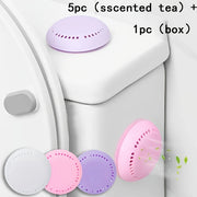 5-Pack Scented Tea Aromatherapy Air Fresheners with Self-Adhesive Tablets for Home and Car Reusable Odor Removers with Extra Shell Animal Print