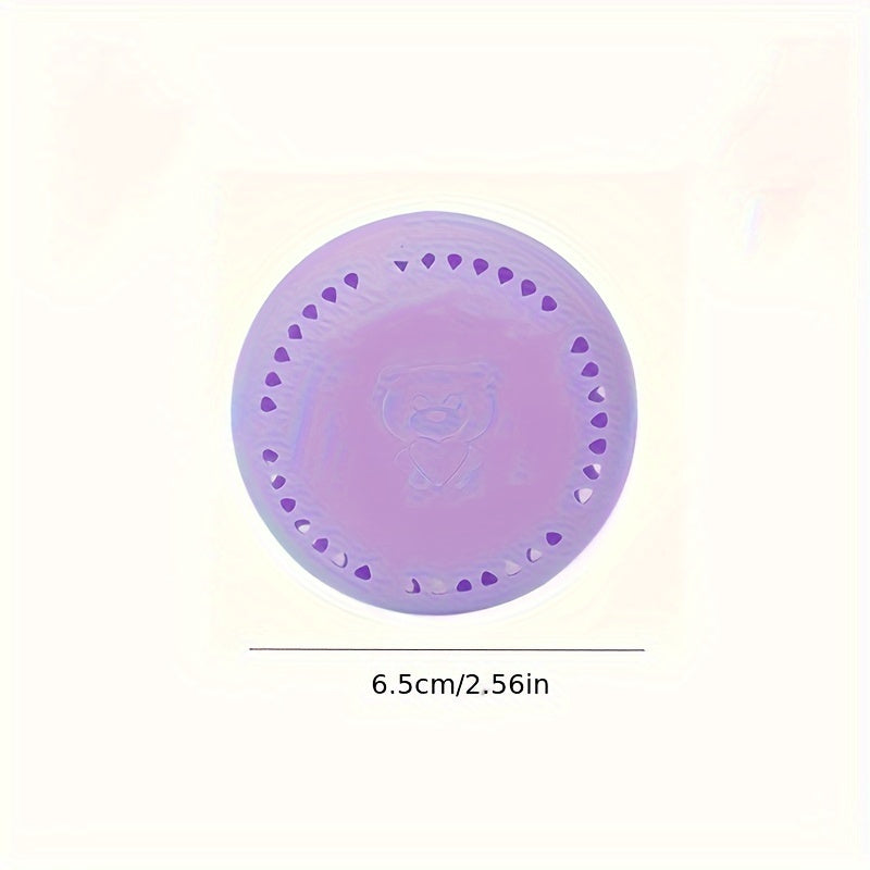 5-Pack Scented Tea Aromatherapy Air Fresheners with Self-Adhesive Tablets for Home and Car Reusable Odor Removers with Extra Shell Animal Print