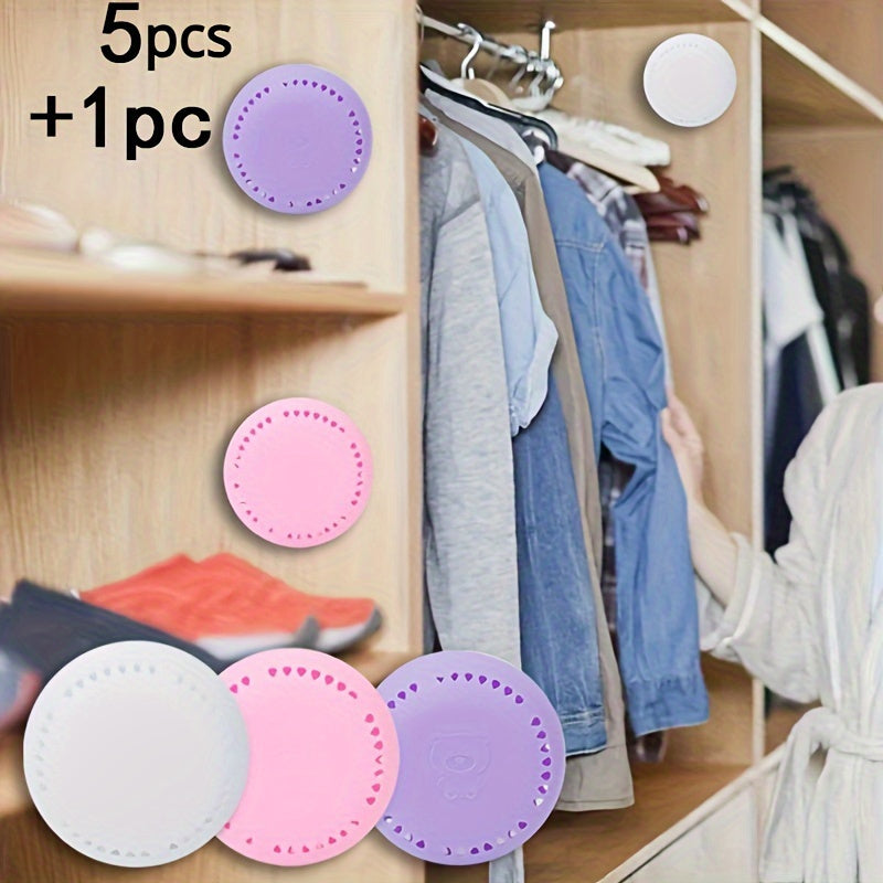 5-Pack Scented Tea Aromatherapy Air Fresheners with Self-Adhesive Tablets for Home and Car Reusable Odor Removers with Extra Shell Animal Print