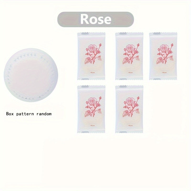 5-Pack Scented Tea Aromatherapy Air Fresheners with Self-Adhesive Tablets for Home and Car Reusable Odor Removers with Extra Shell Animal Print