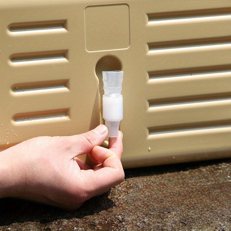 Cubo de agua resistente para exteriores con grifo 18.5L recipiente de plástico para acampar y hogar