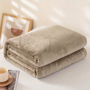 All-Season Ultra-Soft Flannel Throw Blanket Lightweight Portable for Home Travel