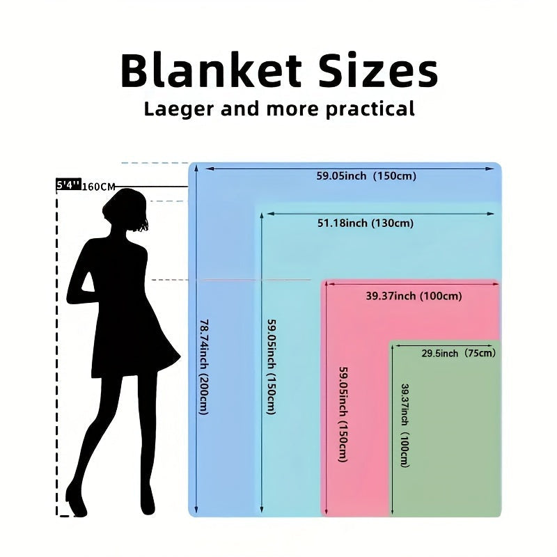 Printed Italian-Inspired Cozy Flannel Throw Blanket for Mom All-Season Lodge Style Mixed Color