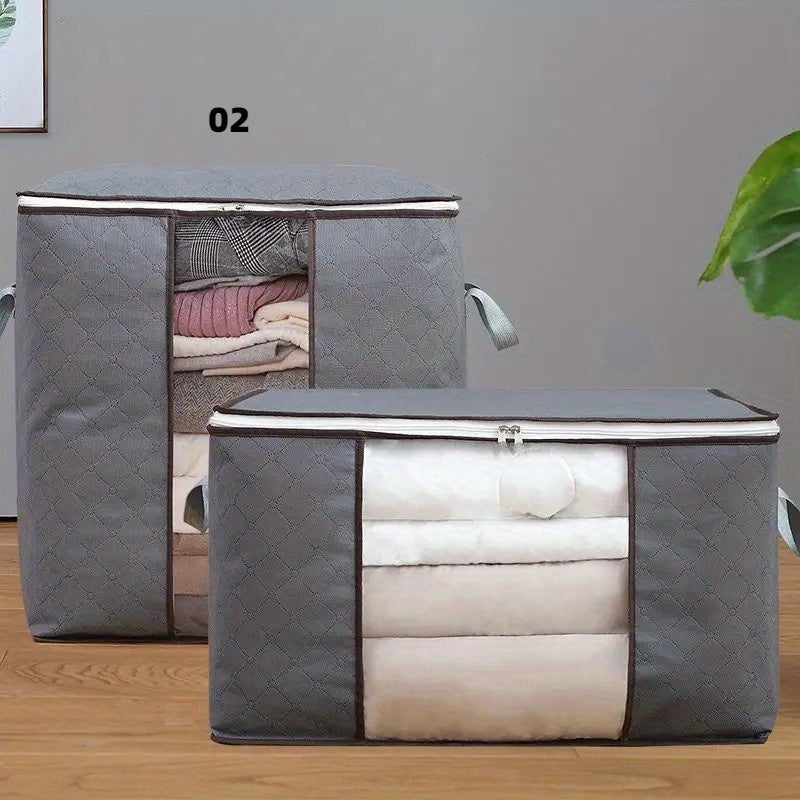 Extra Large Storage Bag with Clear Window and Strong Handles for Closet and Under-Bed Storage