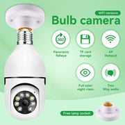 Cámara de seguridad PTZ WiFi para interior y exterior en 1080P con seguimiento de movimiento y compatibilidad con smartphone