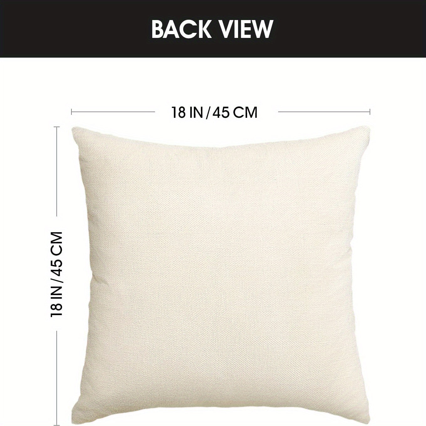 Christmas Pillow Cover 45x45cm Linen Holiday Decor with Christmas Tree Snowman Truck