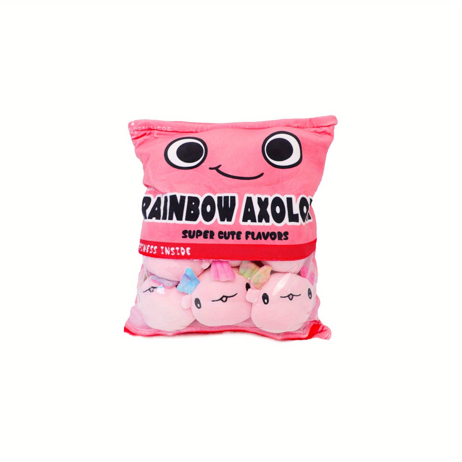 Juego de 6 pequeños peluches y 1 almohada linda para decoración infantil en casa y fiestas