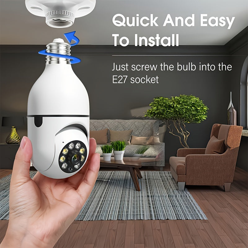 1080P WiFi Indoor Outdoor PTZ Security Camera with Motion Tracking and Smartphone Compatibility