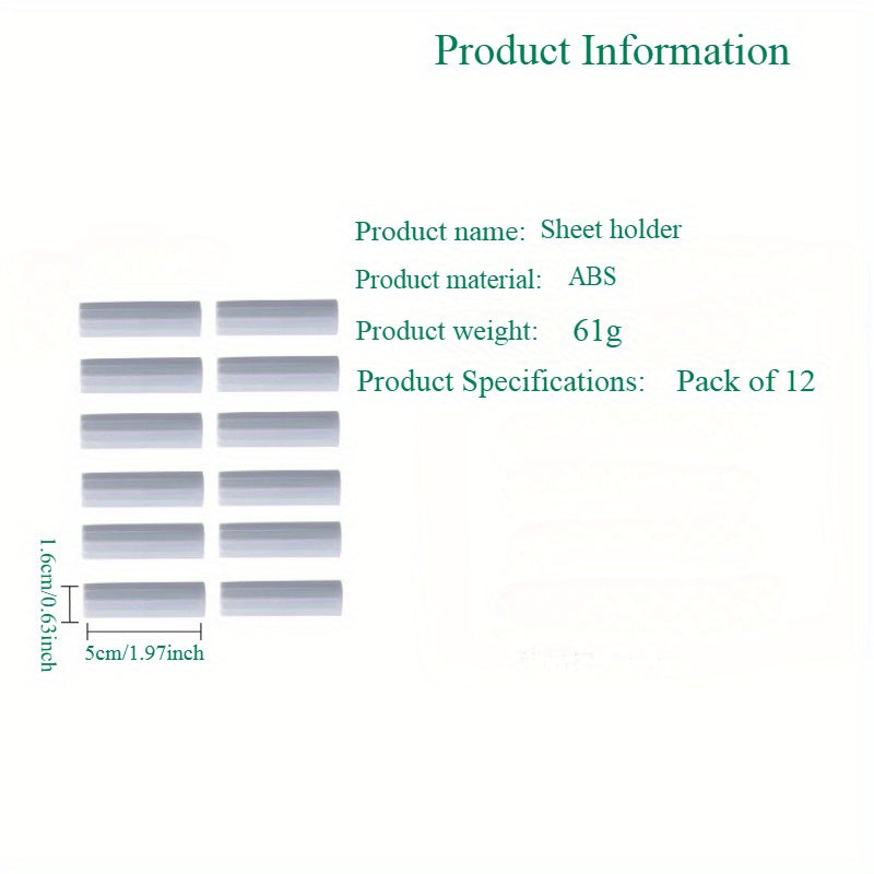 Juego de 12 sujetadores de sábanas en varios colores que sujetan las sábanas de forma segura, fáciles de usar, lavables a mano