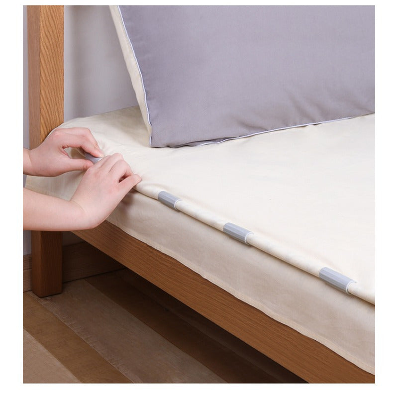 Juego de 12 sujetadores de sábanas en varios colores que sujetan las sábanas de forma segura, fáciles de usar, lavables a mano