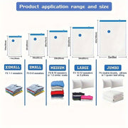 Vacuum Storage Bags for Clothing Bedding and Duvets Space Saving Organizer