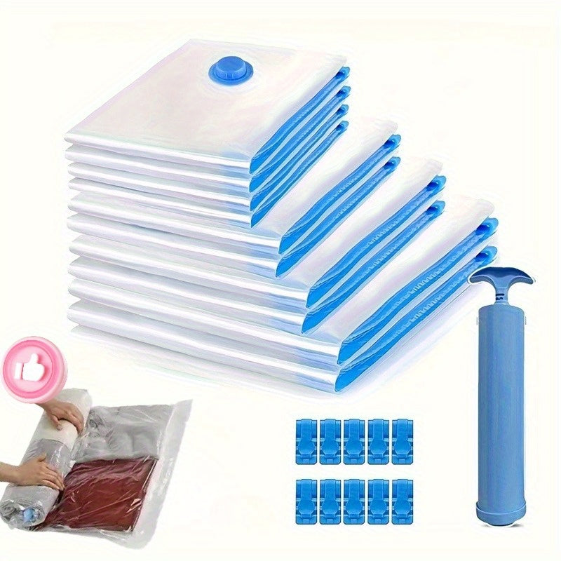 Vacuum Storage Bags for Clothing Bedding and Duvets Space Saving Organizer