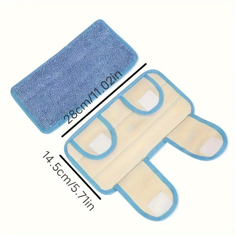 Microfiber Mop Pad Washable Absorbent Flat Floor Cleaning Cloth for Kitchen Bathroom