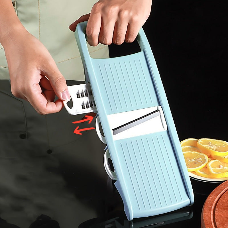 Set of 7 Manual Vegetable Choppers Food Slicer Dicer for Potatoes Onions Cucumbers