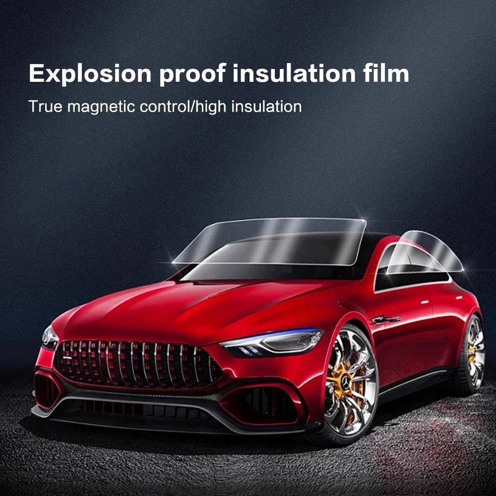 Тонировочная пленка для окон автомобиля 50x300см UV-отражающая автомобильная виниловая зеркальная декоративная