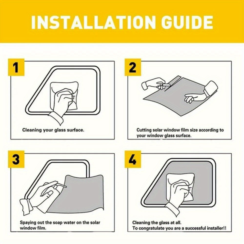 Тонировочная пленка для окон автомобиля 50x300см UV-отражающая автомобильная виниловая зеркальная декоративная