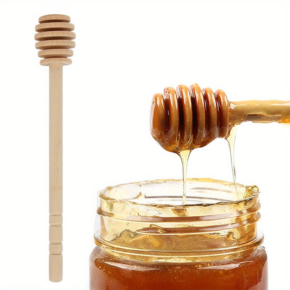 Wooden Honey Dipper 15.24cm and 40.64cm Kitchen Utensil for Honey Mixing