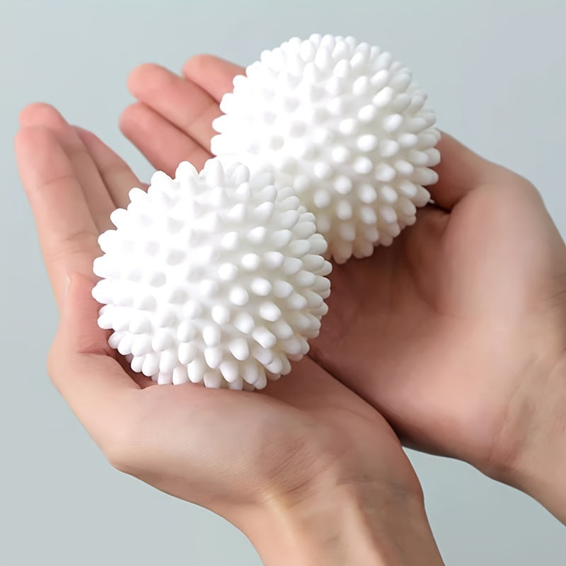 EcoClean qayta ishlatiladigan plastik kir yuvish to'plari, 6 dona. Kiyimlarni himoya qilish uchun mashinada yuviladigan dezinfektsiya to'plari, o'rashni oldini olish uchun yuvish aksessuarlari. Batareya kerak emas.