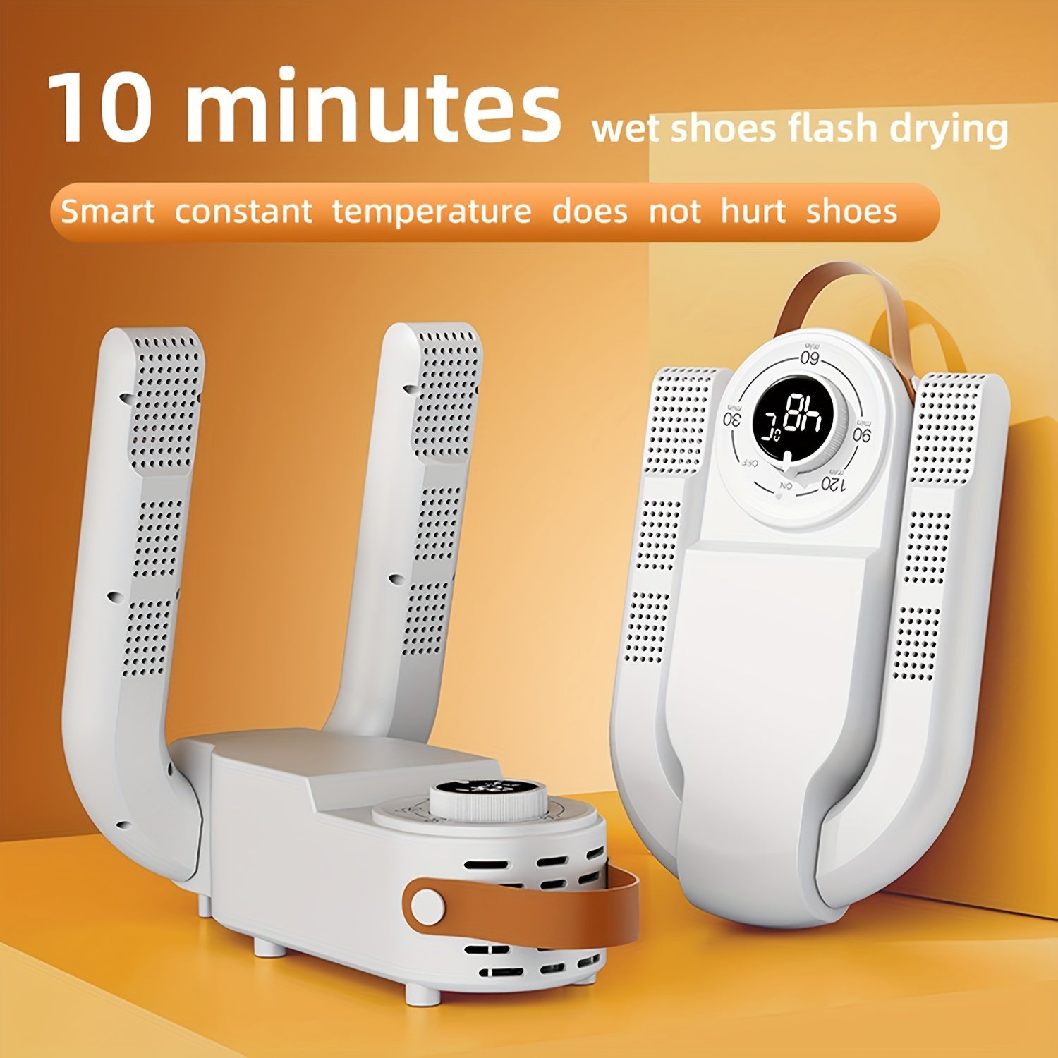 Foldable Shoe Dryer Portable Fast Heating Intelligent Temperature Control