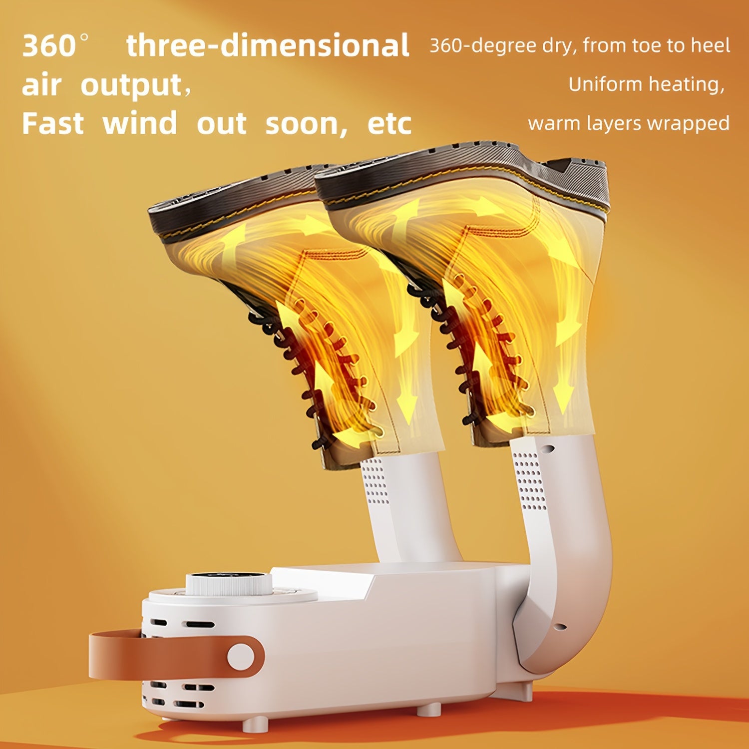 Foldable Shoe Dryer Portable Fast Heating Intelligent Temperature Control