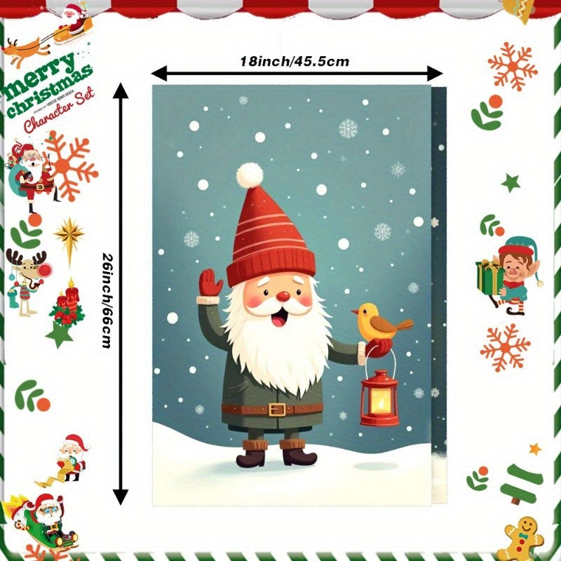 Dos decoraciones de cocina navideñas 18x66cm decoración navideña