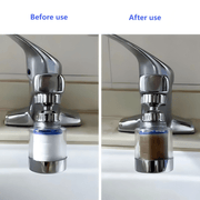 Faucet Water Filter with Rotatable Head ABS Kitchen Sink Purifier Anti-Splash Easy Cleaning