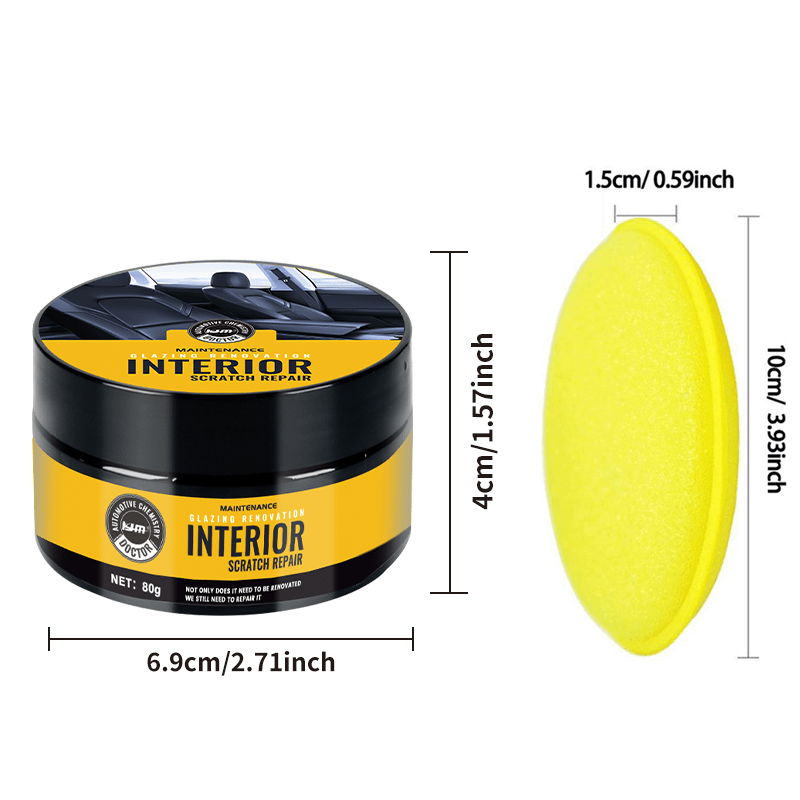 Набор для ремонта царапин в салоне автомобиля, крем для восстановления пластиковой панели приборов