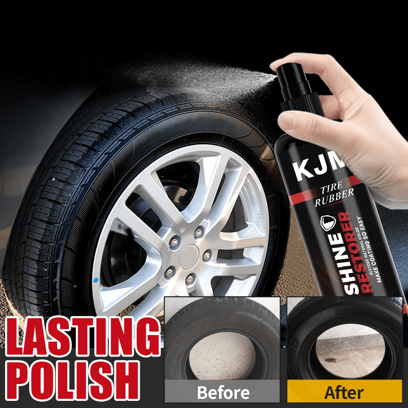Pulidor de neumáticos y plástico para brillo negro y renovación