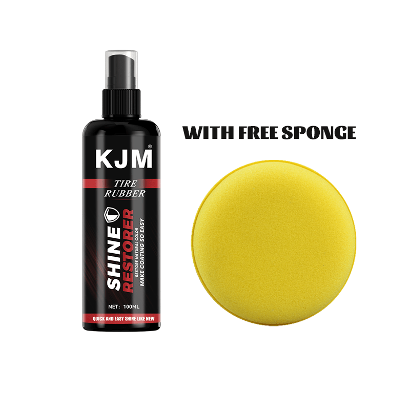 Pulidor de neumáticos y plástico para brillo negro y renovación