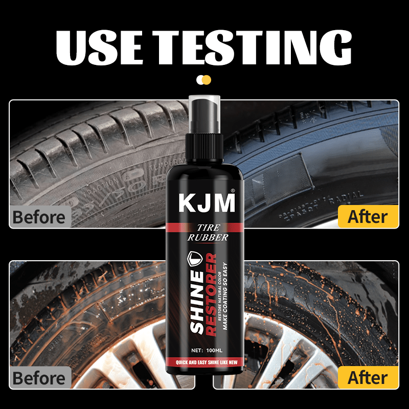 Pulidor de neumáticos y plástico para brillo negro y renovación