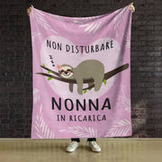 Pink Heart Print Flannel Throw Blanket for Women Cozy Warm Gift