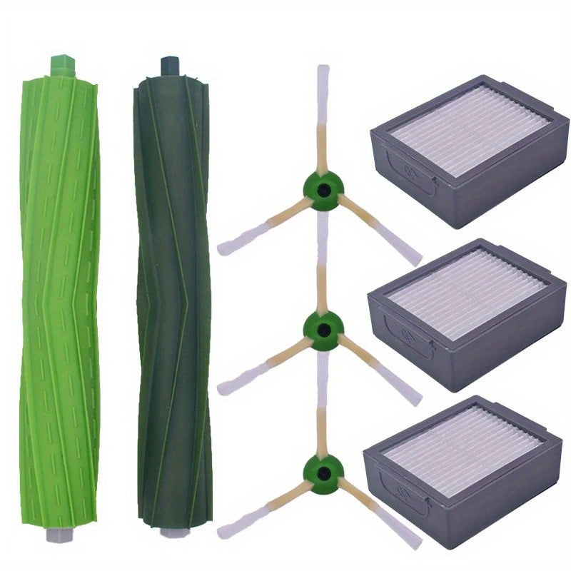 iRobot Robot tozalagichlari uchun mo'ljallangan yuqori sifatli HEPA filtr mop padlari - I3, I3+, I4, I6, I6+, I7, I7+, I8, I8+, E5, E6, E7, J7 modellari bilan ishlaydi - Yuqori darajadagi pol tozalash aksessuarlar to'plami