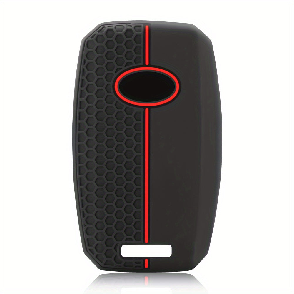 Silicone Key Fob Cover for Cars Scratch Dust Protection with Lock Icons