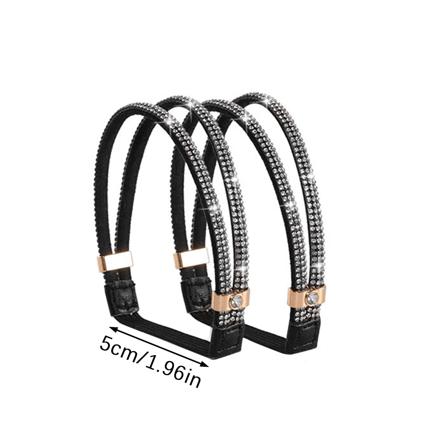 Women's Nylon High Heel Strap Multi-Color Shoe Ankle Accessories 2pcs