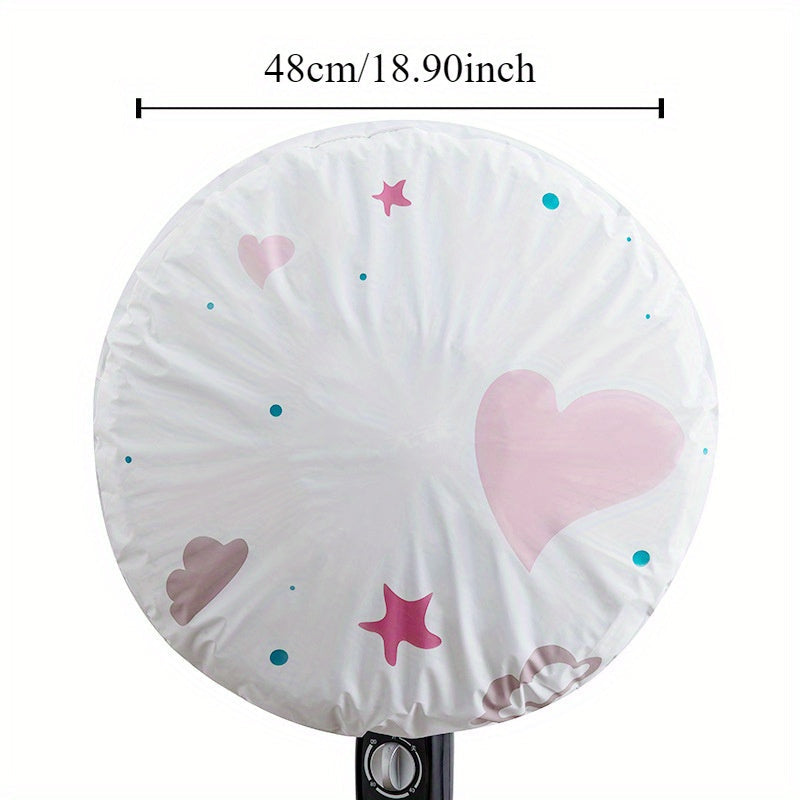 Dustproof Waterproof Round Fan Cover for Floor-Standing Electric Fans